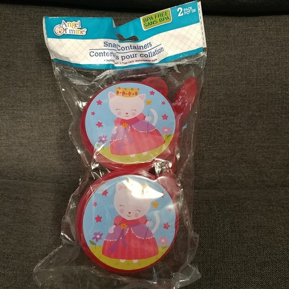 New Cat Princess Snack Containers & Spoon Set - Picture 8 of 9